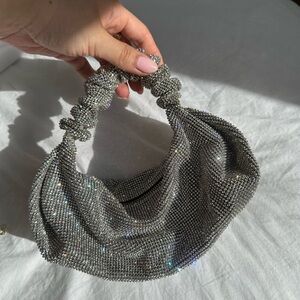 Alexander Wang Crystal Scrunchie Bag